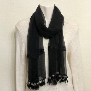 NWT sheer silk scarf